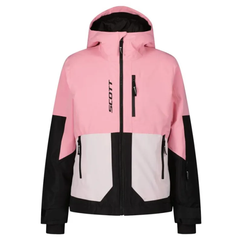Scott Vertic Dryo, skijakke, junior, pink/sort