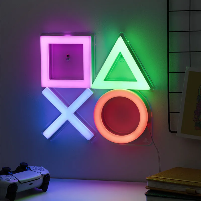 Playstation Væg LED Neon Light Lampe - GEEKD.dk