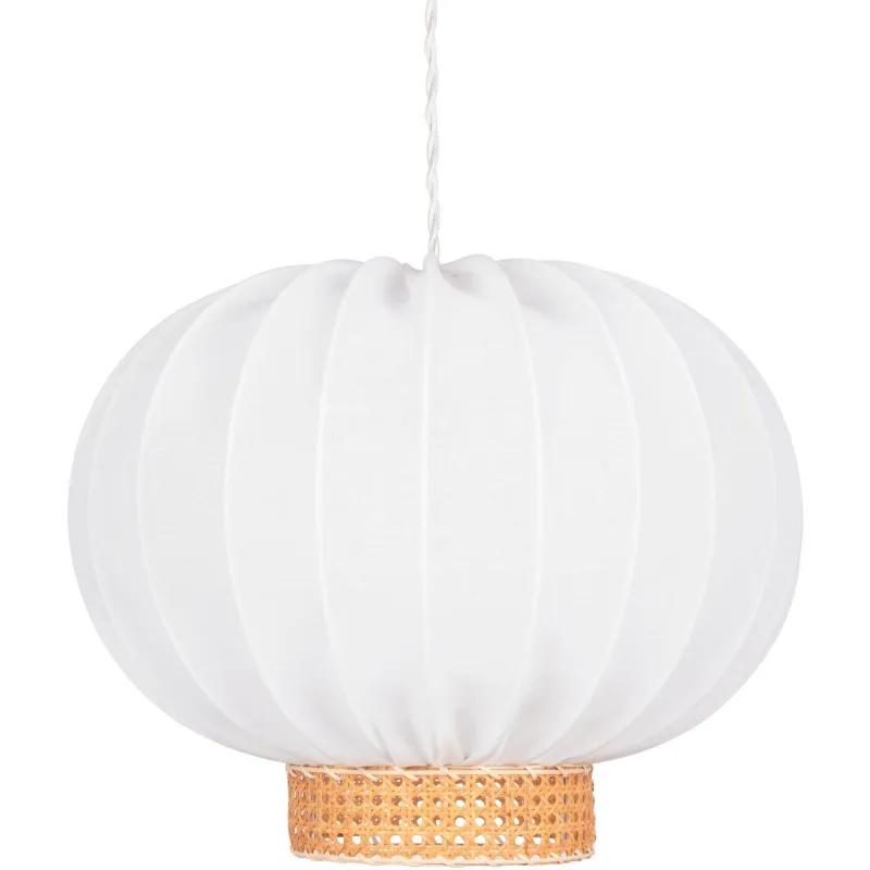 Globen lighting Lighting Pendel Yokohama, 50 cm., hvid/natur