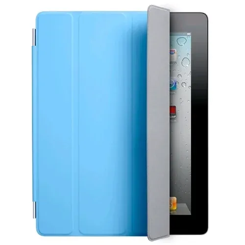 iPad 2 / iPad 3 / iPad 4 Smart cover til forsiden. Blå. Uden dvale.