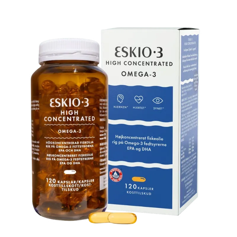Eskio-3 High Concentrate Omega-3 (120 kap)