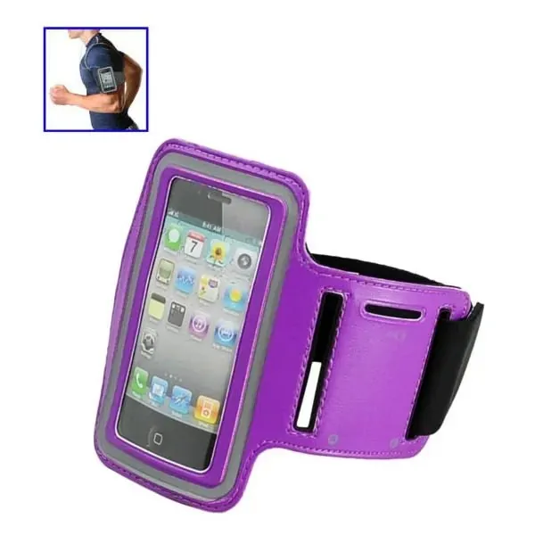 Sportsarmbånd til iPhone 5 / 5S. Lilla.