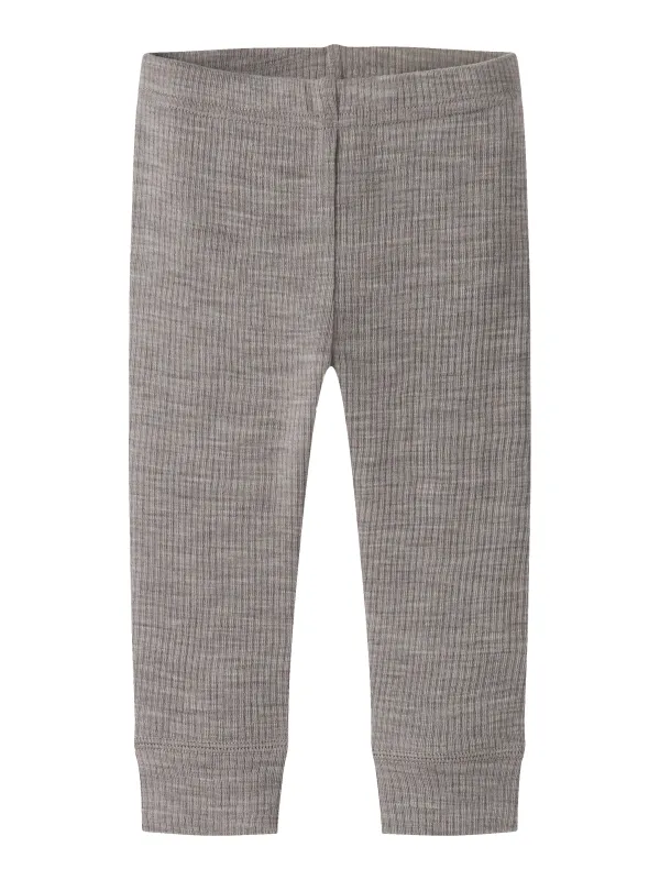 Name It Wax - Wool Rib Leggings - Satellite - 50 cm