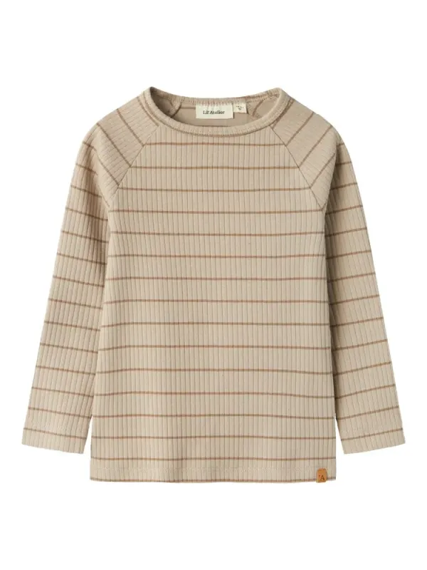 Kail langærmet slim top - PURE CASHMERE - 98