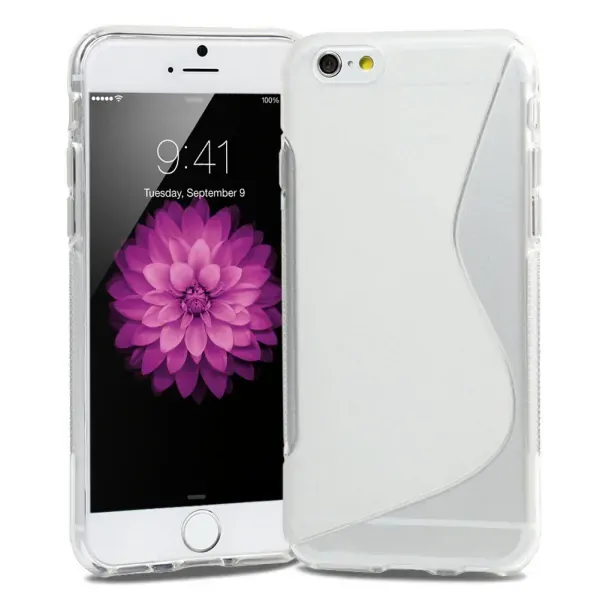 S-Line TPU cover til iPhone 6 Plus/6S Plus. Klar.