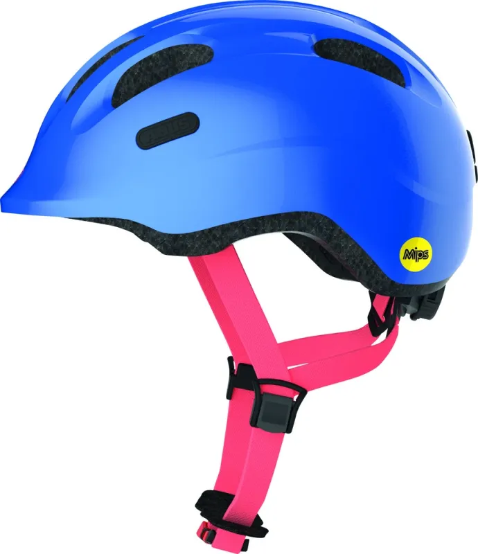 Abus Smiley 2.1 MIPS m. LED - Blå