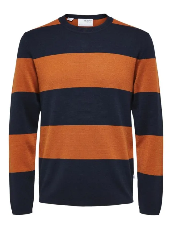 SLHMARTIN LS KNIT CREW NECK W