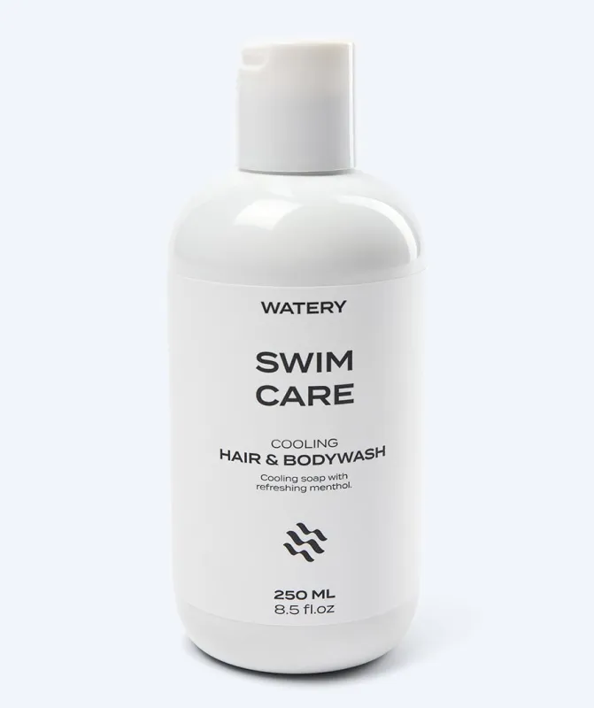 Watery Cooling Hair & Bodywash til restituation - Swimmers - Anti klor shampoo og sæbe