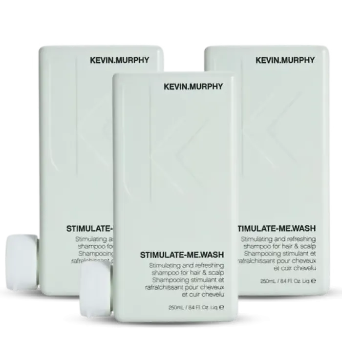 3 x Kevin Murphy Stimulate-Me Wash (250 ml)