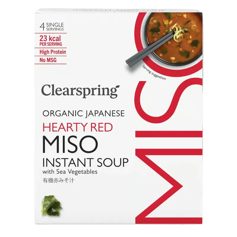 Clearspring Misosuppe Rød M. Tang Ø (4 breve)