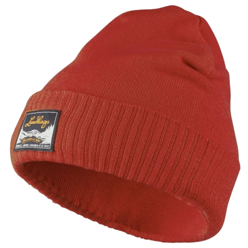 Lundhags Knak Beanie, hue, rød