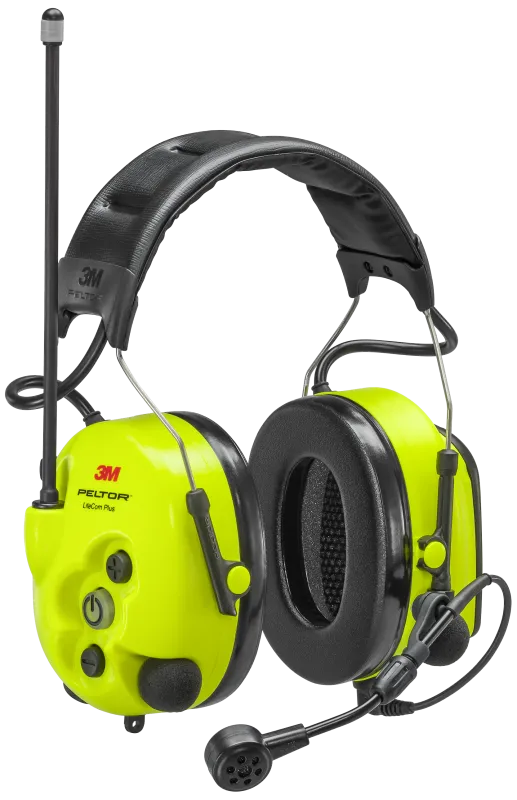 LiteCom+ høreværn/headset m/2vejskomm., hovedbøjle