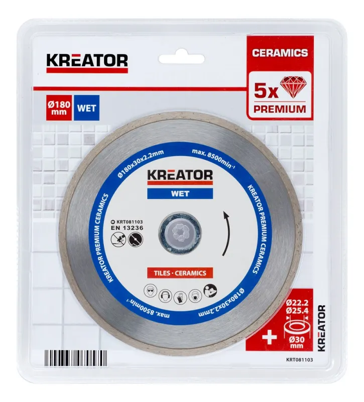 Diamantklinger til fliser 180 mm PREMIUM