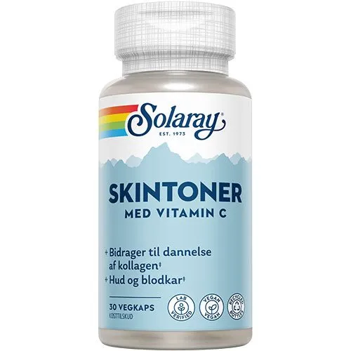 Solaray Skintoner med vitamin C 30 kap.