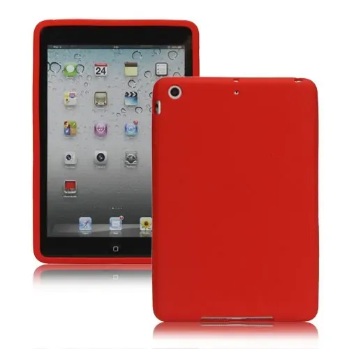 Silicone cover til iPad Mini. Rød.