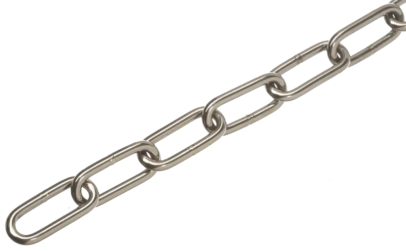 Langleddet kæde DIN763 A4 10mm