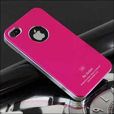 iPhone 4 & 4S Air jacket cover. Pink.