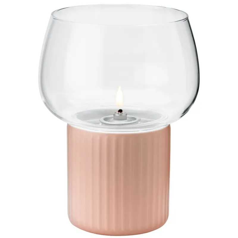 Rig-tig Hygge hurricane lygte, rose