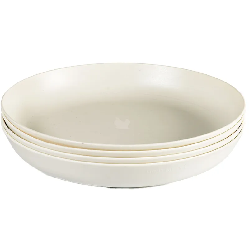 Light my fire RamenPlate udflugtstallerken, cream, 4 stk.