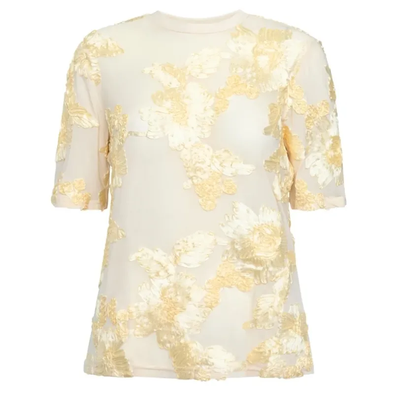 SISTERS POINT dame t-shirt SIS - Butter