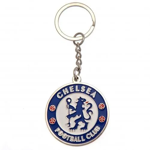 Chelsea F.C. Logo Nøglering - 45mm x 45mm