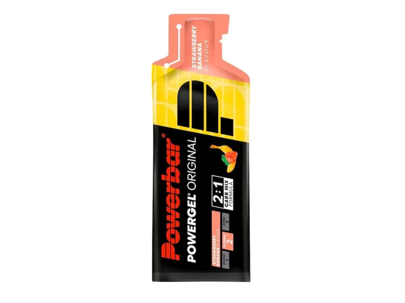 Powerbar Powergel - Jordbær/Banan 41 gram - Bedst før 31/8-26