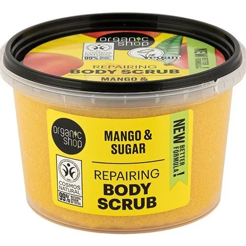 Organic Shop Repairing Body Scrub - Mango - 250 ml.