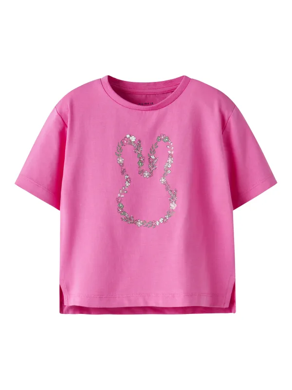 Name It Deneas SS Top - Strawberry Moon - 92 cm
