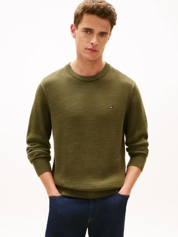 SEASONAL STRUCTURE CREW NECK