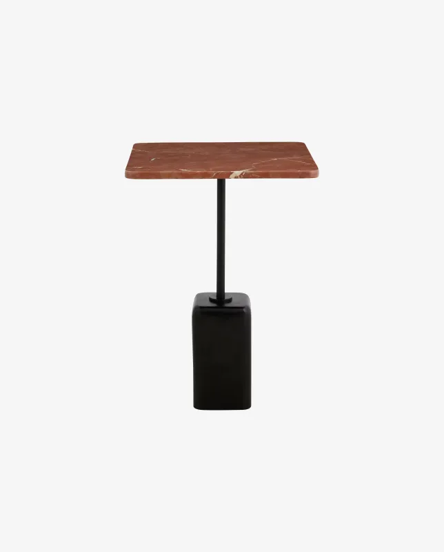 Nordal - CHAO sidebord, marmor  -  rust  -  L40 × B40 × H57 cm