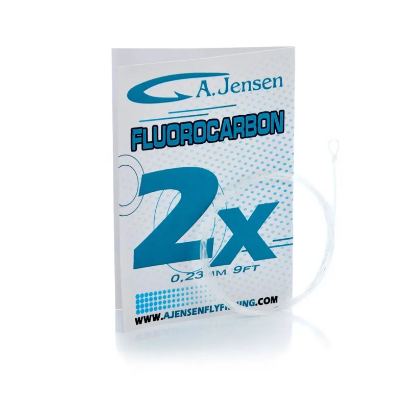 A. Jensen Tapered Fluocarbon Leader 9ft - 0