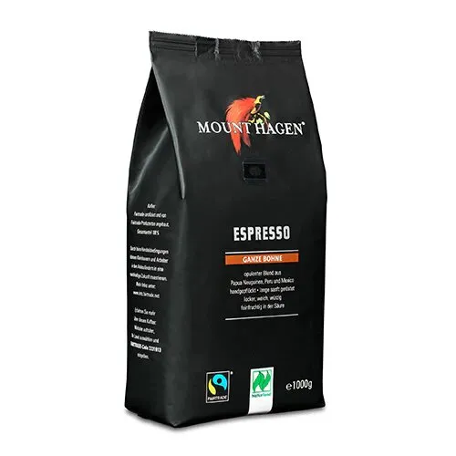 Kaffebønner Espresso Øko. - 1 kg.