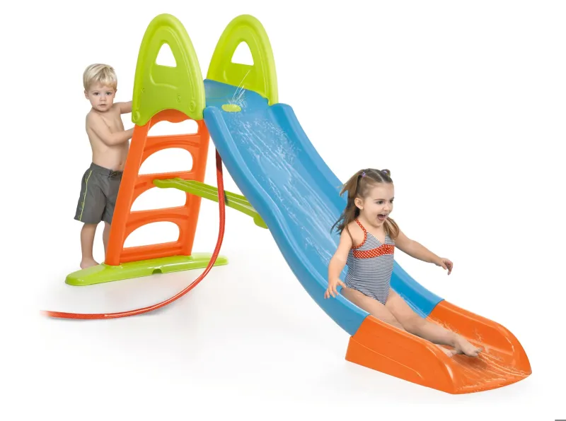 Feber - Super Mega Slide m. vandtilslutning, 238cm