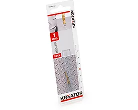 HSS-Tin metalbor 1,0 mm - 2 stk.