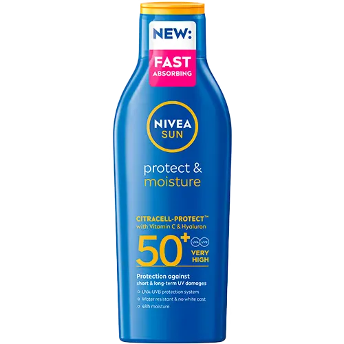 Nivea Protect & Moisture Sun Lotion SPF 50+ (200 ml)