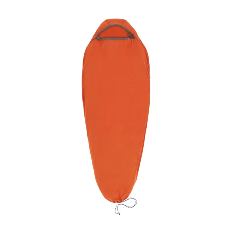 Lagenpose - Sea to Summit Reactor Fleece Sleeping Bag Liner - Mummy Compact - Rød