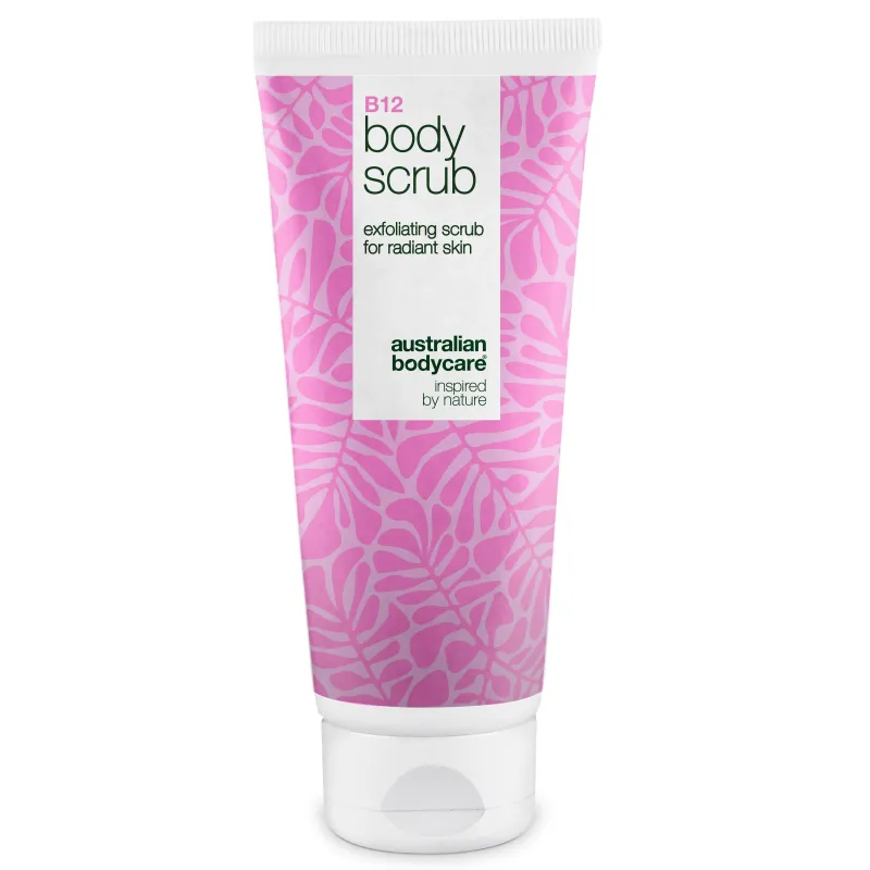 B12 Body Scrub  -  Eksfoliér og fugt for en blød, strålende hud â Få en fornyet hud med B12 Body Scrub. Eksfolierer og fugter, så huden efterlades blød, glat og strålende.