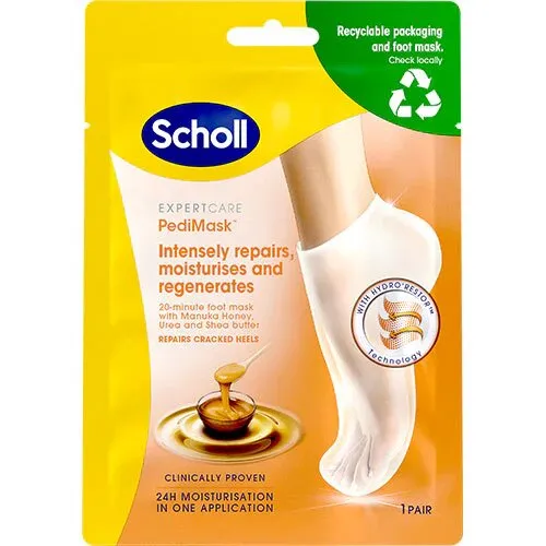 Scholl PediMask Manuka Honey - 1 pk.