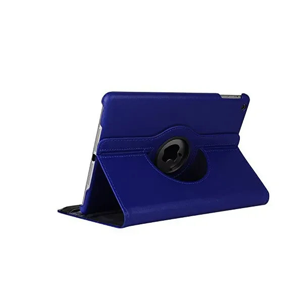 iPad 2 / 3 / 4 - 360° Roterende cover og stander. Mørkeblå.