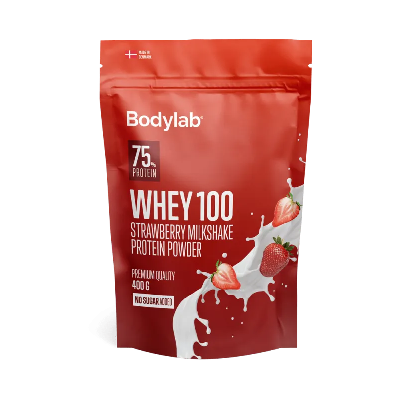 Bodylab Whey 100 Proteinpulver Strawberry Milkshake (2,4kg)