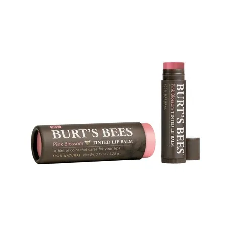 Burt´s Bees Lip balm farvet pink blossom &bull; 4,250g.