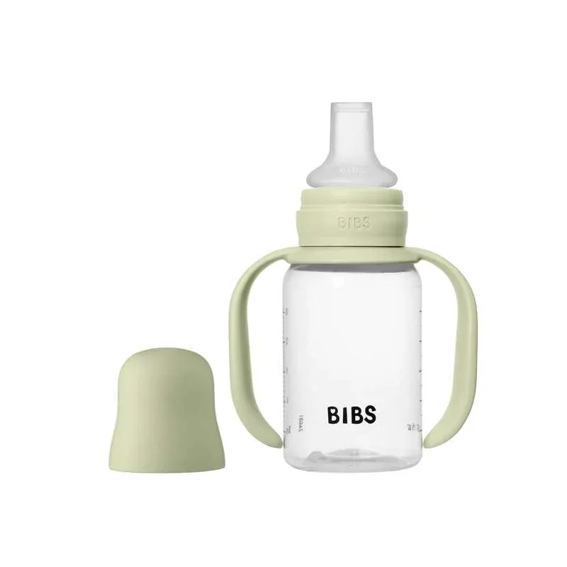 BIBS Bottle - Sutteflaskesæt - Plastik - Silikone - Sippy - 150ml - Sage