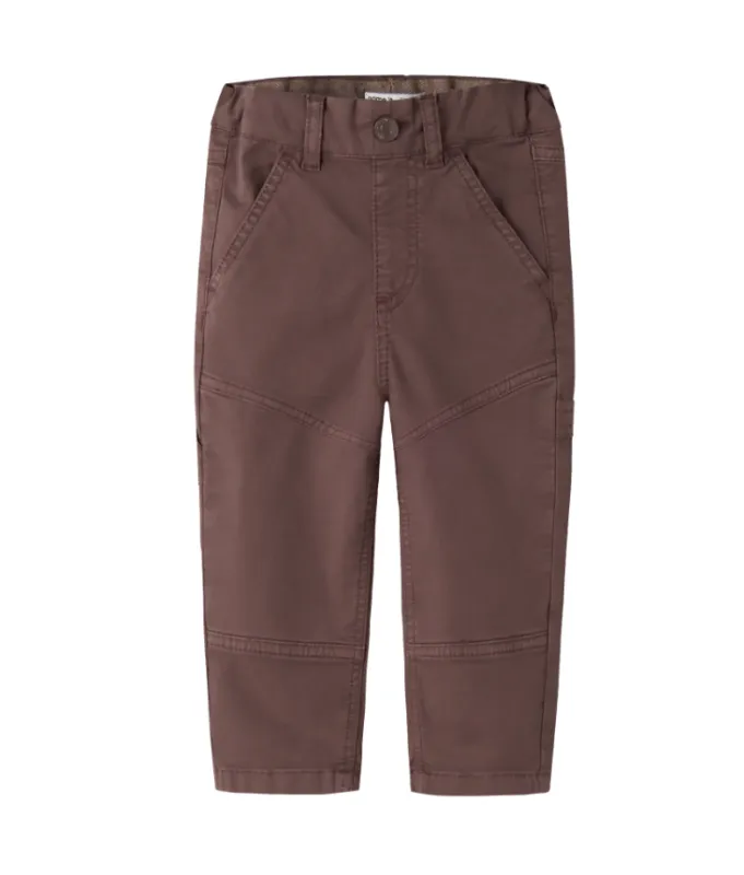 Name It Ben - Tap Twill Pants - French Roast - 92 cm