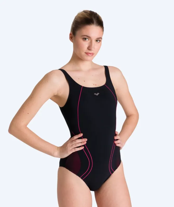 Arena badedragt til damer - Miranda - Sort/pink