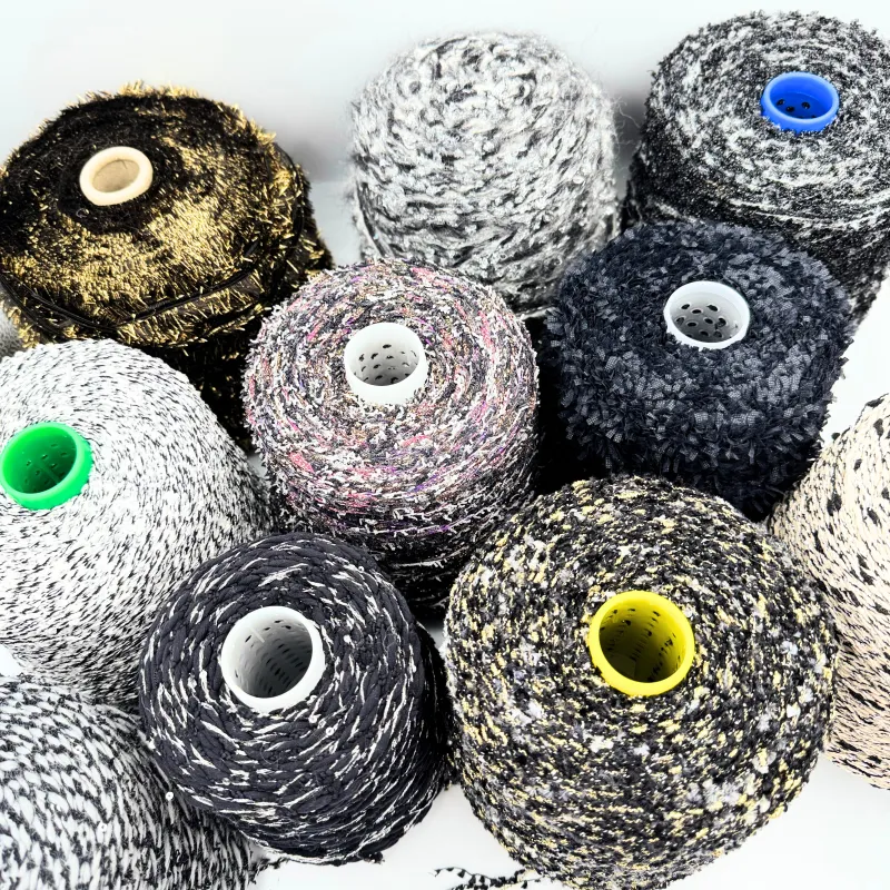 #StopGarnspild Effektgarnpakke (3 kg cones)  Sort Mix