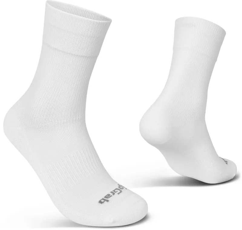 GripGrab EXPLR Regular Cut Sokker - White