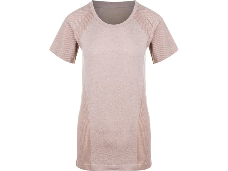 Endurance Halen Seamless - T-shirt m. korte ærmer - Dame - Warm Taupe -  Str. XXS/XS