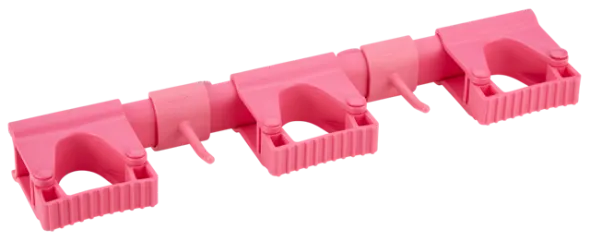 Vikan Hygiejnisk Fleksibelt Vægophængssystem, 420 mm, Pink