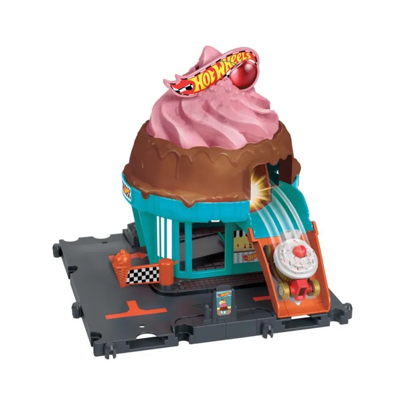 Hot Wheels Downtown Ice Cream Swirl