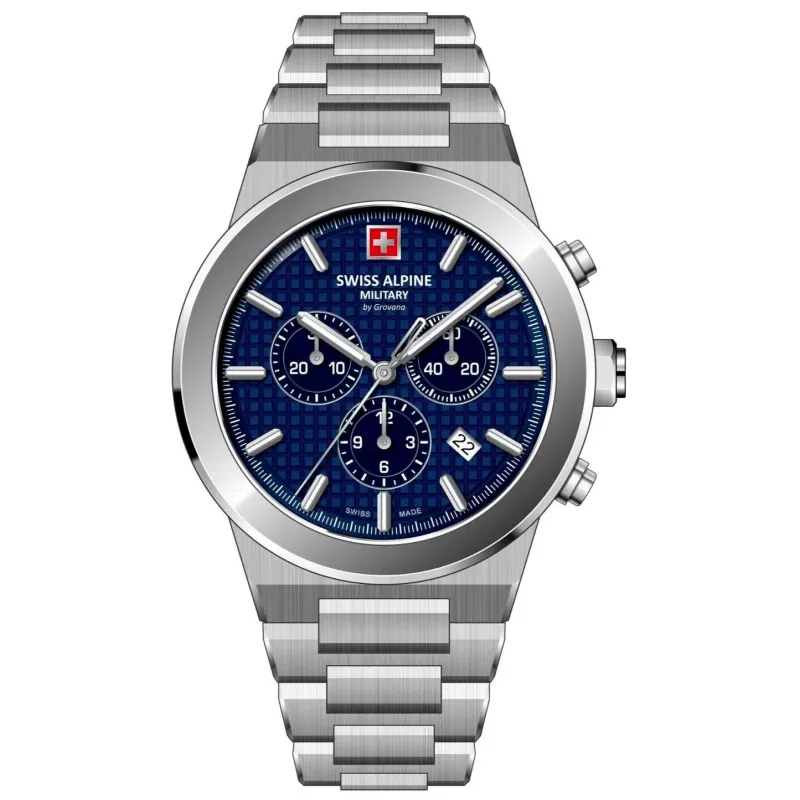 Swiss Alpine Military Pioneer Blue Herreur